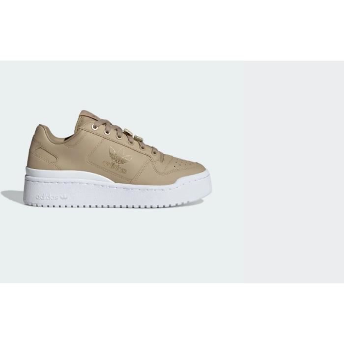Basket - ADIDAS - Forum Bold W - Beige - Cuir - Talon Plat