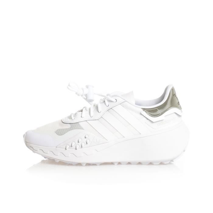 Basket adidas Originals CHOIGO - Femme - Textile - Blanc - Lacets - Plat