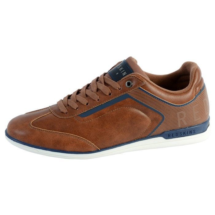 Baskets - REDSKINS - Agera - Cognac - Lacets - Confort exceptionnel