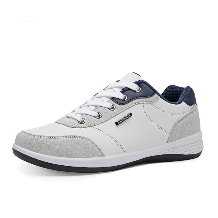 Baskets HommeChaussures de Sport HommeChaussures Homme pour Sneakers Gym athlétique Multisports Outdoor Casual-blanc