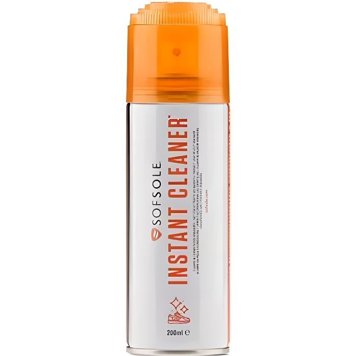 Spray nettoyant chaussures & casquettes - SOFSOLE - Taille unique - Cuir/toile/nylon - Nettoyage en profondeur - Multicolor