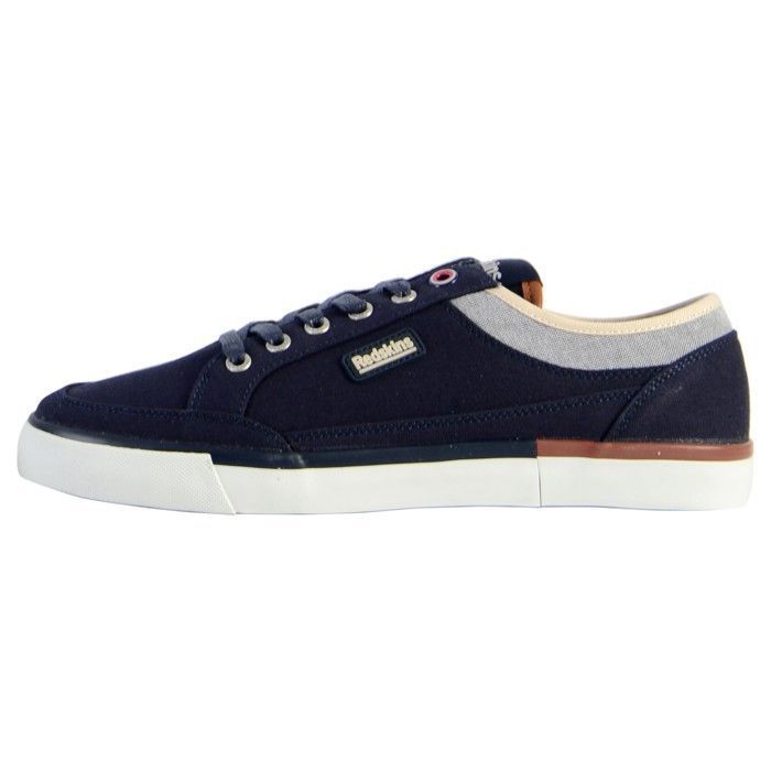 Baskets Homme - REDSKINS - Toile - Lacets - Bleu - Confort et Tendance