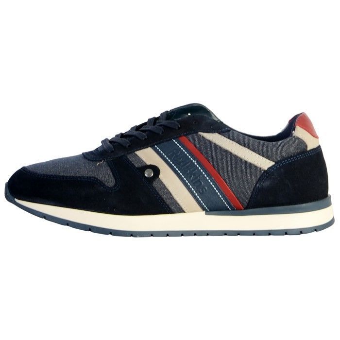 Baskets - REDSKINS - Veridic - Cuir - Marine Blanc - Confort exceptionnel