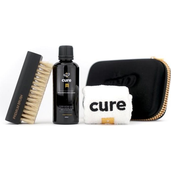 Kit de nettoyage - CREP PROTECT - TU - Solution nettoyante 100ml - Brosse premium - Nettoyage jusquà 50 paires