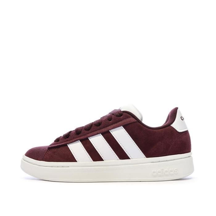 Baskets Bordeaux Homme Adidas Grand Court Alpha 00s