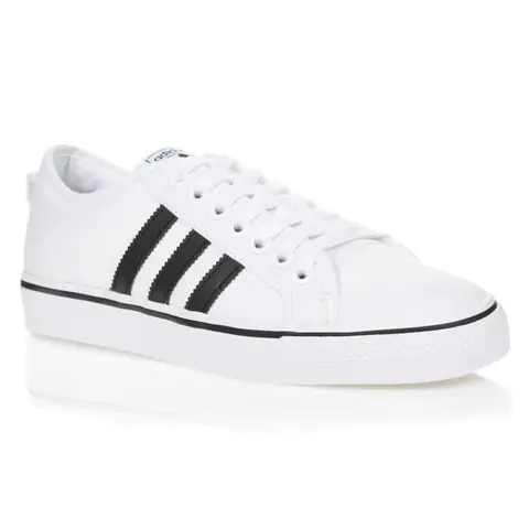 Baskets Nizza Blanc/Noir Homme - ADIDAS ORIGINALS - CQ2333 - Lacets - Textile - Homme