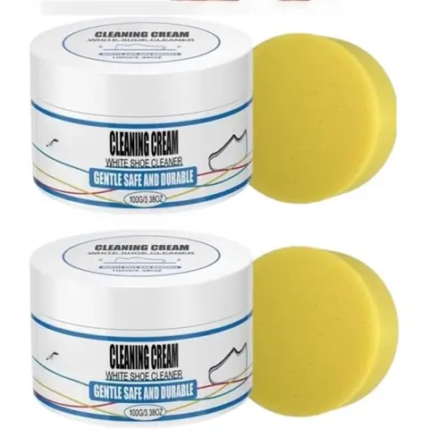 Crème de nettoyage pour chaussures blanches nettoyant pour baskets 100g crème de nettoyage pour chaussures blanches nettoyant
