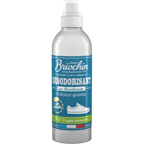 Désodorisant pour chaussures - Au bicarbonate - Parfum citron - Briochin - 200ml
