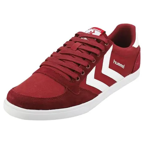 Baskets - hummel - Slimmer Stadil Low - Homme - Cuir - Bourgogne