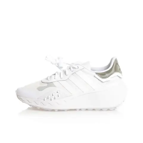 Basket adidas Originals CHOIGO - Femme - Textile - Blanc - Lacets - Plat