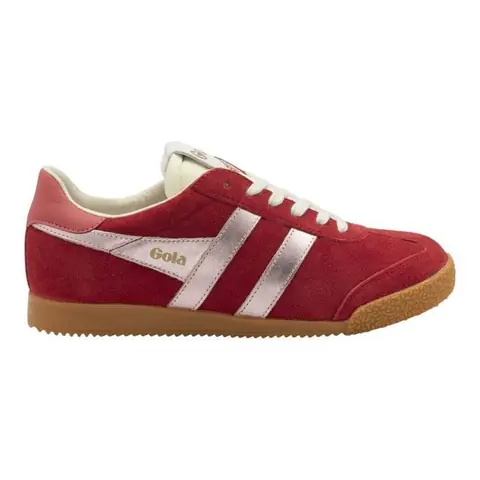 Baskets - Gola - CLB790 - Rouge - Femme - Lacets