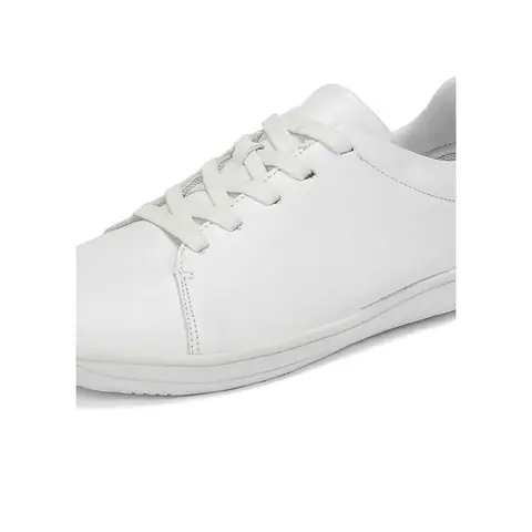 Baskets blanches unisex à lacets taille 42 légères et confortables semelle amortissante EVA idéales sport marche quotidien