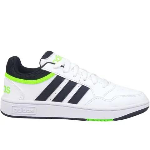 Baskets - ADIDAS - Hoops 30 K - Femme - Blanc - Synthétique - Lacets