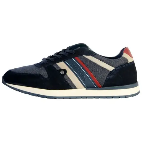 Baskets - REDSKINS - Veridic - Cuir - Marine Blanc - Confort exceptionnel