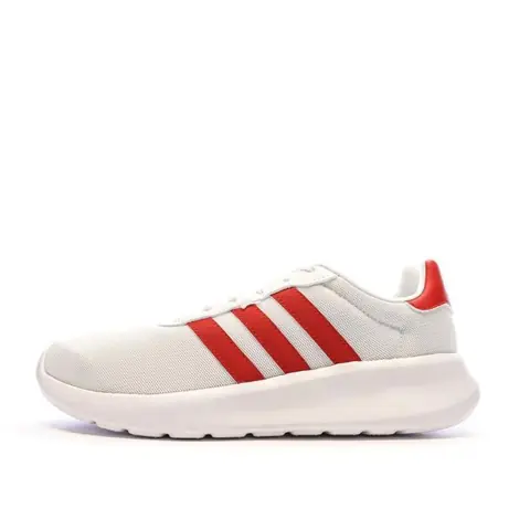 Baskets Blanches/Rouges Homme Adidas Lite Racer 3.0