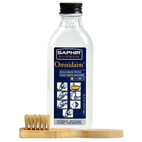 Nettoyant cuir - SAPHIR - OMNIDAIM - 500 ML - Pour daim et nubuck - Élimine les taches