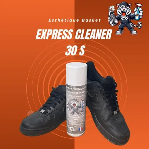 Mousse nettoyante chaussures - nettoyage facile sans rinçage - élimine taches et saletés - convient cuir daim textile baskets