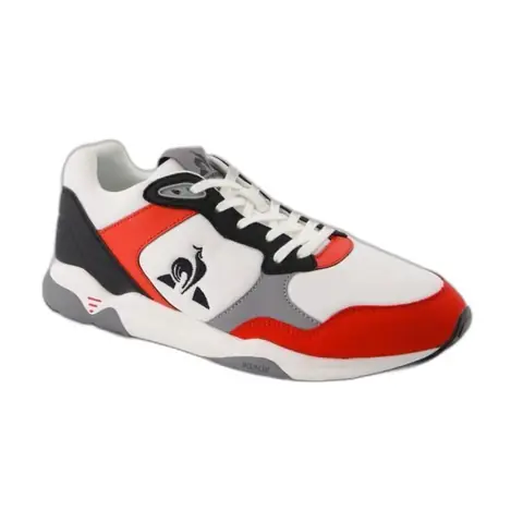 Baskets - LE COQ SPORTIF - R500 Color - Blanc/Rouge - Homme - Confortables et tendance