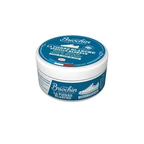 BRIOCHIN Pierre blanche spéciale sneakers et chaussures - 200 g - Tissu et cuir blanc
