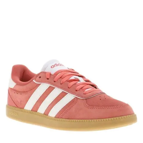 Baskets - ADIDAS PERFORMANCE - Talon Plat - Cuir - Rouge - Femme